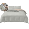 thumbnail image 1 of Dvruxg Four Piece Bedding Set for Dormitories – Soft Washed Polyester, Multicolor, Includes Quilt Cover, Fitted Sheet, 2 Pillowcases, 1 of 5