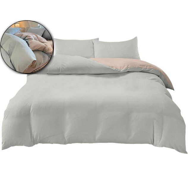 Dvruxg Four Piece Bedding Set for Dormitories – Soft Washed Polyester, Multicolor, Includes Quilt Cover, Fitted Sheet, 2 Pillowcases