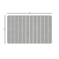 thumbnail image 3 of Modern Diatomite Quick-Dry Stone 34x21" Large Bathroom Mat in Gray, 3 of 7