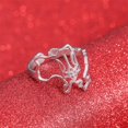 thumbnail image 2 of HAHDAXIA Ukraine Map Ring Stainless Steel Ukrainian Map Outline Ring Jewelry, 2 of 2