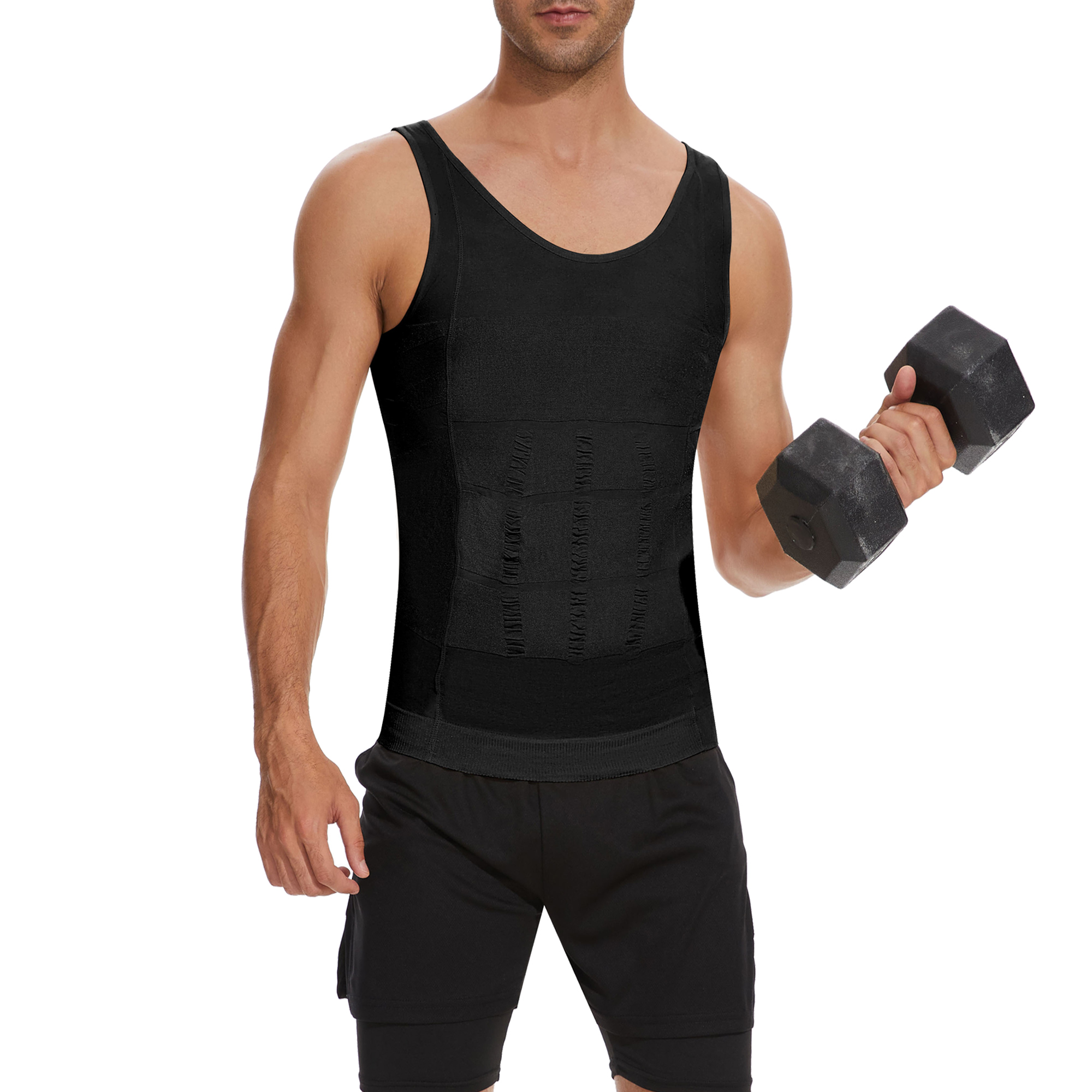 COMFREE Compression Tank Tops for Men Slimming Tank Shapewear Belly ...