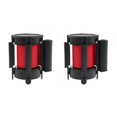 thumbnail image 1 of Justharion Élégant et Durable Contrôle de Foule Stanchion Queue Barrière Rouge 3mètres 2Set, 1 of 6