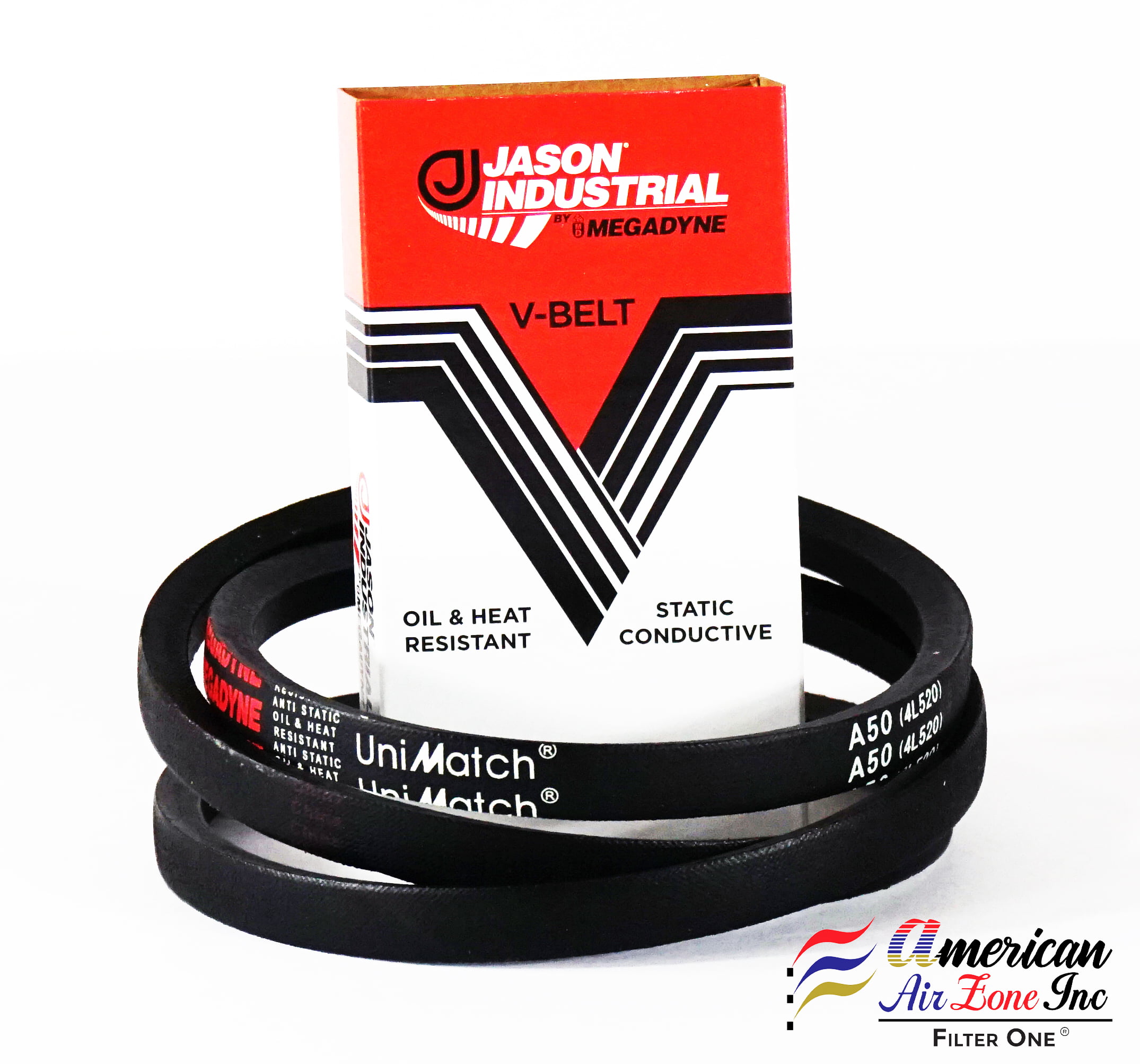 Polyester Cord,Heat and Oil Resistant 5L420 Premium 5/8 X 42" V Belt Wrapped 