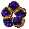 Just Artifacts 5pcs 8-Inch Tissue Paper Pom Pom Flower Ball (Rainbow)