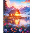 thumbnail image 1 of 5D DIY Con Taladro Kit Chalet Junto Al Mar Del 40x50cm, 1 of 9