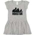 thumbnail image 3 of Inktastic Houston Skyline Grunge Girls Toddler Dress, 3 of 5