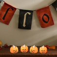 thumbnail image 6 of 12pc Pumpkin Lights Decorations,Halloween Decorations,Lights That Adding to The Atmosphere, Flameless Candles, Halloween Flickering Tealight Candle for Home Table Indoor Night Party Decor, 6 of 8