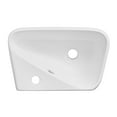 thumbnail image 3 of American Imaginations AI-1760 17.5 in. Rectangle Above Counter White Vessel for 1 Hole Right Drilling, 3 of 4