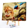 thumbnail image 2 of Pintura al óleo de pájaro y ardilla por número dibujo para colorear artesanal decoración del hogar FLhrweasw Nuevo, 2 of 9