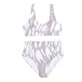thumbnail image 1 of Traje de baño dividido para mujer a la moda, Bikini Sexy a rayas en la cintura Fridja  nalpqowj20546, 1 of 5