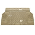Heavy-Duty 5-Piece SUV Floor Mats + Cargo Liner - Full Set For Trucks & SUVs (Black Rubber)