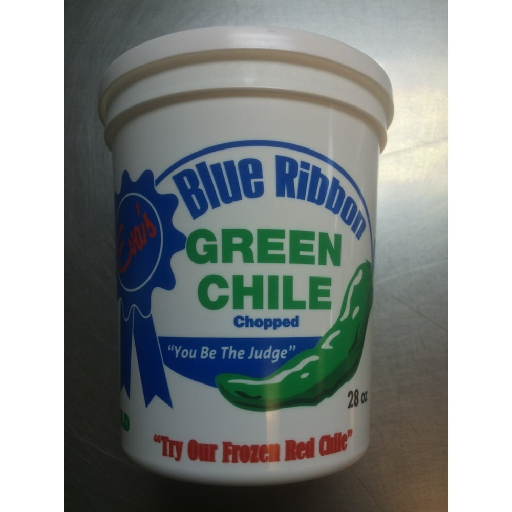 Evas Green Chile 28oz Roasted Peeled & Chopped Mild