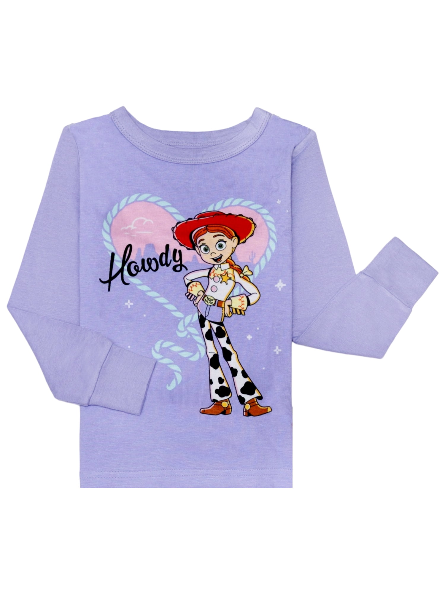 Character Toddler Long Sleeve Top and Pant Viscose Pajama Set, 2-Piece, Sizes 12M- 5T