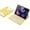 Yellow, variant on Keyboard Case for iPad 9th/8th /7th Generation, iPad 10.2 Case with Keyboard, Rotating Detachable Round Keys Clear Cover with Pencil Holder for iPad9/iPad 8/iPad 7