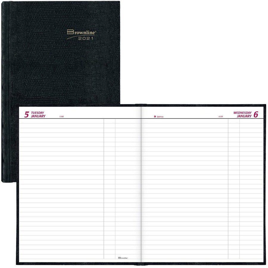 Brownline perfect binding hard cover daily planner walmart