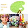 thumbnail image 4 of Bandeja de pintura de plástico de 4 piezas con orificio para el pulgar, adecuada para que los niños o estudiantes pinten manualmente., 4 of 5
