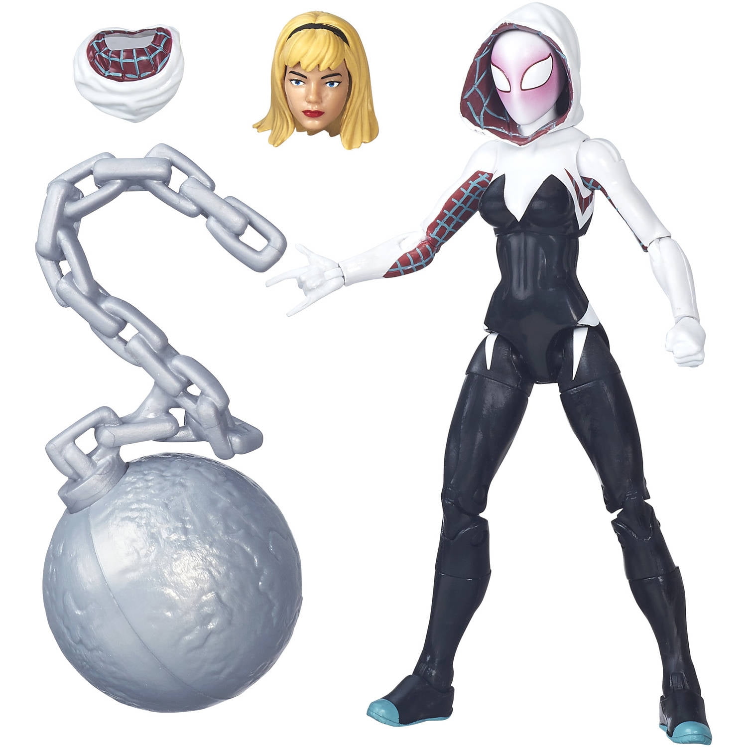 ACTION FIGURE Into the Spider-Verse ~ 6/" SPIDER-GWEN GHOST SPIDER Spider-Man