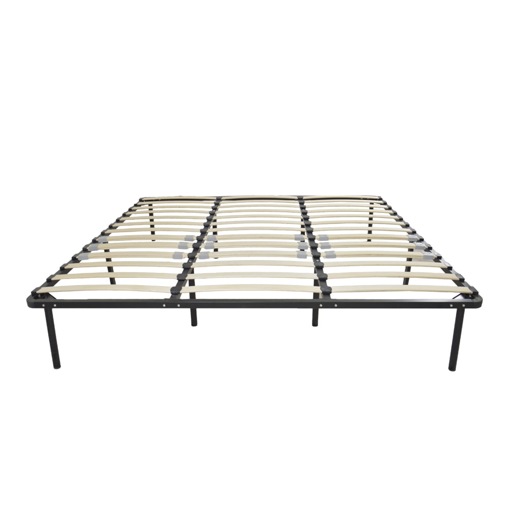 Ubesgoo79 75 14 Smartbase Mattress Foundation Platform Bed Frame Box Spring Replacement Wooden Slats King Size