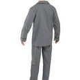 thumbnail image 3 of Bill Baileys Sleepwear Men's Broadcloth Woven Pajama Set (Medium T, Grey Checkered), 3 of 3