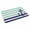 Aqua, variant on Anchor Aqua Doormat Outdoor Entrance 16"x24", Modern Navy Blue White Striped Nautical Absorb Moisture Dirt Door Mats, Non-Slip Rubber Backing Floor Mats Indoor, Low-Profile Front Door Rugs