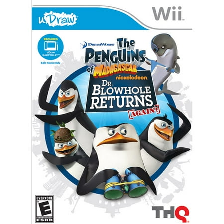 uDraw Penguins of Madagascar: Dr. Blowhole Returns Again! - Nintendo Wii