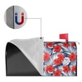 thumbnail image 5 of Daiia Leaves And Flowers Mailbox Cover , Magnetic Welcome Mailbox Wraps Post Letter Box Cover for Garden Yard Home Decor-21x18 in, 5 of 7