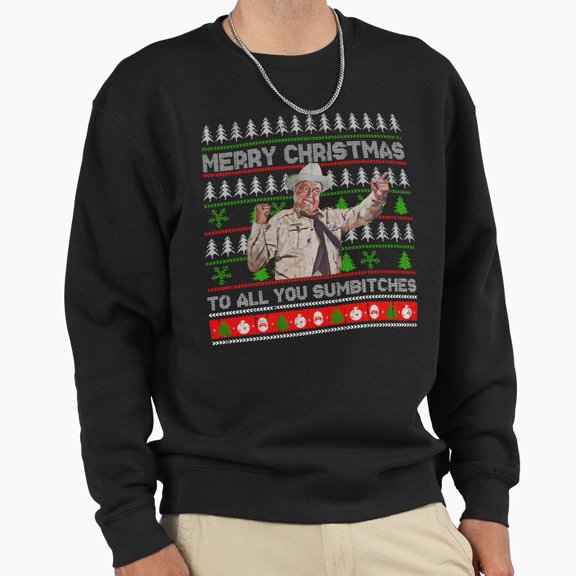 Merry Christmas To All You Sumbitches Wedding Crashers Funny Retro Unisex Sweatshirt G1631, Up to Size 5XL
