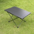 thumbnail image 1 of Mesa para acampar al aire libre Mini portátil plegable Senderismo Picnic Escritorio (Negro Azul), 1 of 8