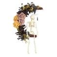 thumbnail image 1 of TIELUTT Halloween Flower Moon Wreaths for Front Door Handmade Cre Scent Christmas Mesh Ribbon for Wreaths Christmas for Cabinets Light up Christmas Wreaths for Front Door Christmas Wreath Container W, 1 of 4