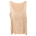 thumbnail image 4 of Women's Sleeveless Gold Sparkle Dress Carnival Dress Holiday Dresses for Women, 4 of 4