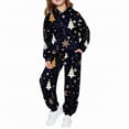 thumbnail image 4 of Mercatoo Christmas Suit for Boys 2 Piece 𝐓racksuits Fleece Hoodies & Sweatpants Set Girls Santa Graphic Sweatsuits Xmas Outfits, 4 of 8