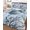 Azure, Navy, White, variant on Quilts Queen Size Bedding Set, Blue Turtle Coastal Reversible Summer Quilt 3 Pieces, Summer Beach Coral Conch Shell Lightweight Bedspreads Coverlets with 2 Pillow Shams for All Seasons
