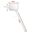 thumbnail image 5 of Miroir en Acier Inoxydable pour Vérifier l'Extension des Cils Outils d'Application Miroir Dentaire Argent, 5 of 5