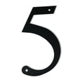 thumbnail image 2 of Wall Decor with Metal Crafted Number 5, Small, Black, 2 of 2