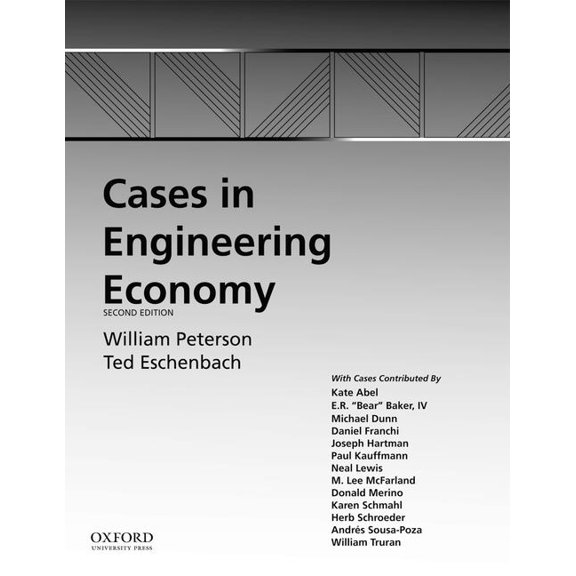 Cases in Engineering Economy, (Paperback)