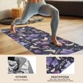 thumbnail image 4 of Pioneer Flower Floral Print Pattern Hot Yoga Mat Towel Non Slip for Hot Yoga - Quick-Drying Yoga Mat Cover with 4 Corner Pockets with Travel Bag - Hot Yoga Towel Non Slip 70"x26", 4 of 6