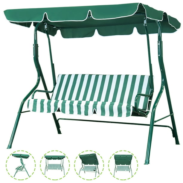 Skonyon Outdoor Patio Swing Chair Canopy With Removable Cushion Steel Frame Com Skonyon Outdoor Patio Swing Chair, How To Recover Outdoor Swing Cushions From Wall