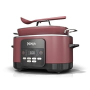 Ninja 10-in-1 Foodi Possible 8.5 Qt Multi-Cooker, Slow Cook, Dutch Oven, Steamer, Triple Heat Fusion, Glass Lid & Integrated Spoon, MC1000WM Cherry Tarte