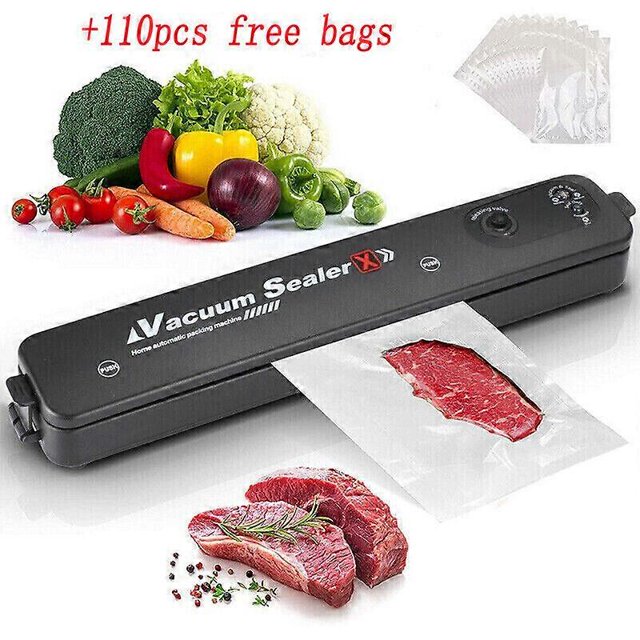 Vacuum Food Sealer Automatic.Manual Sealer.Dry Wet Pack Machine with 60/110 Bags