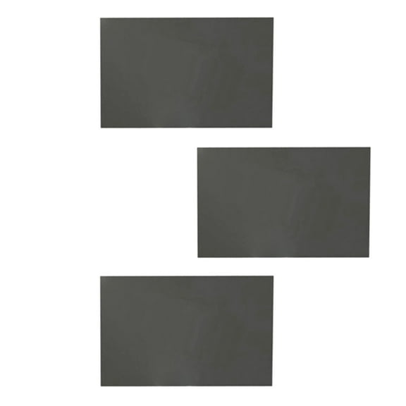 Pack of 3pcs Linear Polarizing Filters 7.8x5.9in Light Blocking Sheets for Lab