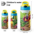 thumbnail image 2 of Kids Water Bottle with Straw - Winnie The Pooh 16.9 Oz Stainless Steel Vacuum Insulated Water Bottle for Boys Girls, 2 of 7
