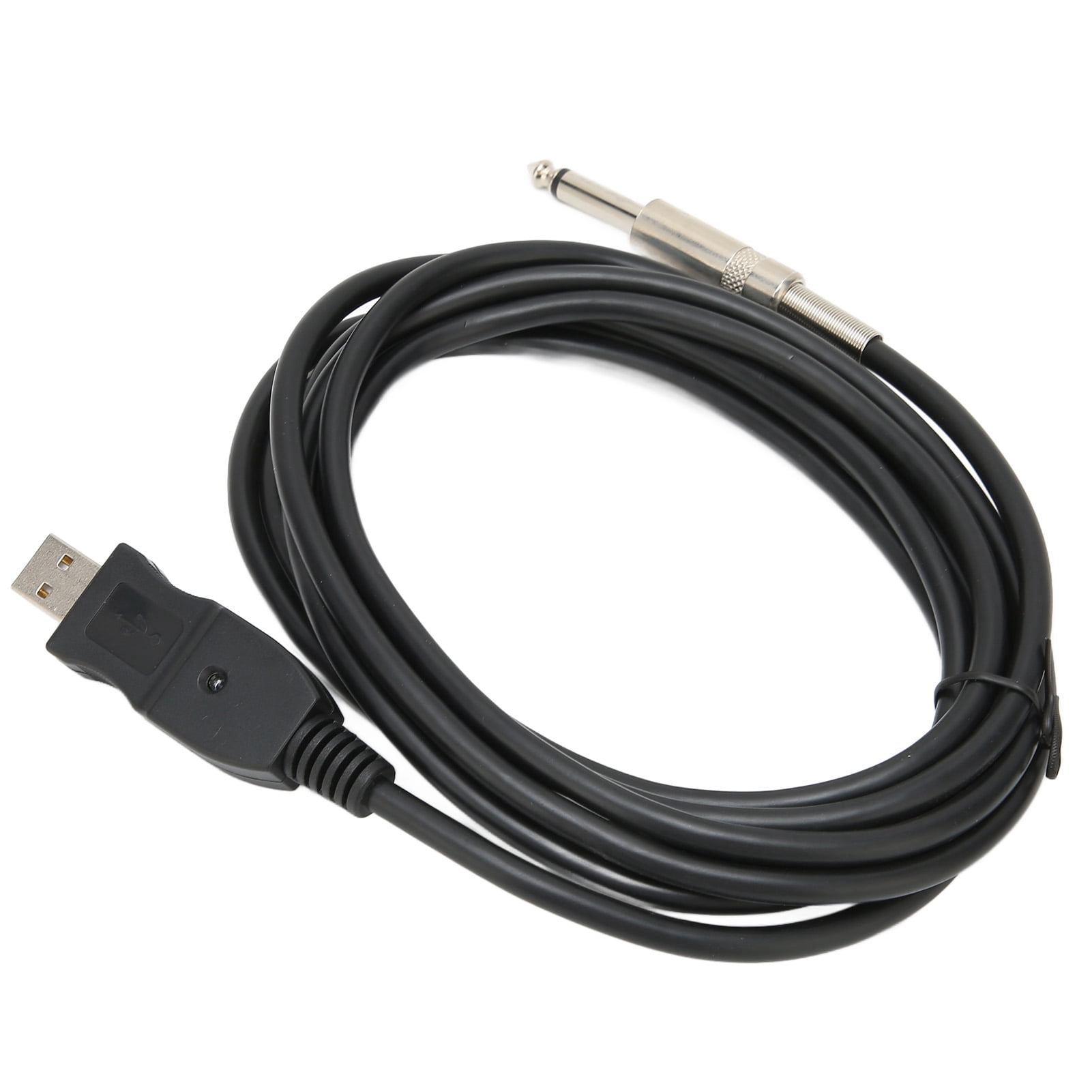 Octpeak USB Guitar Cable USB Interface Male To 6.35mm Mono Male Electric Guitar Cable For Instrument Recording Singing /9.8ft,USB Guitar Cord,3Meters Guitar Audio Cable