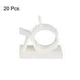 thumbnail image 3 of Adjustable Cable Clips, 20 Pack 22-25mm Self-Adhesive Cable Clamp Wire Clamps, White, 3 of 5