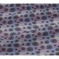 thumbnail image 5 of oneOone Cotton Jersey Blue Fabric Abstracts Sewing Material Print Fabric By The Yard 58 Inch Wide, 5 of 5