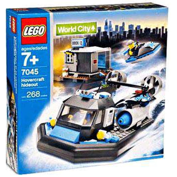 Pre-Owned World City Hovercraft Hideout Set LEGO 7045 [Damaged Package]