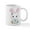 White, variant on CafePress - Kawaii Easter Bunny Mug - 11 oz Ceramic Mug - Novelty Coffee Tea Cup