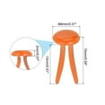 thumbnail image 2 of Uxcell 200 PCS Paper Brass Fasteners Split Pins Pastel Mini Metal Brads, Orange, 8 x 15 mm, 2 of 7