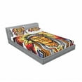 thumbnail image 3 of Ethnic Bedding Set with Sheet & Covers, Chief in Vibrant Color Palette Hand Drawn Style Indigenous Cultures, Printed Bedroom Decor 2 Shams, 4 Sizes, Multicolor, by Ambesonne, 3 of 3