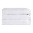 thumbnail image 3 of Superior Rolla Cotton Geometric Soft Bath Towel Set of 3, White, 3 of 12