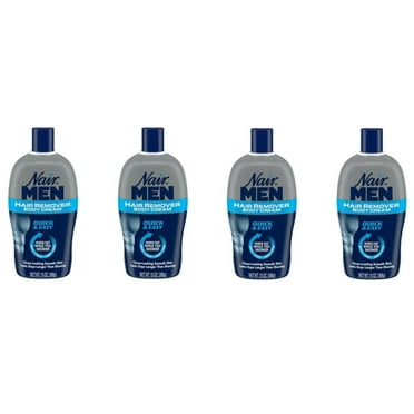 4 Pack - Nair Men Hair Removal Body Cream 13 oz (368 g) Each